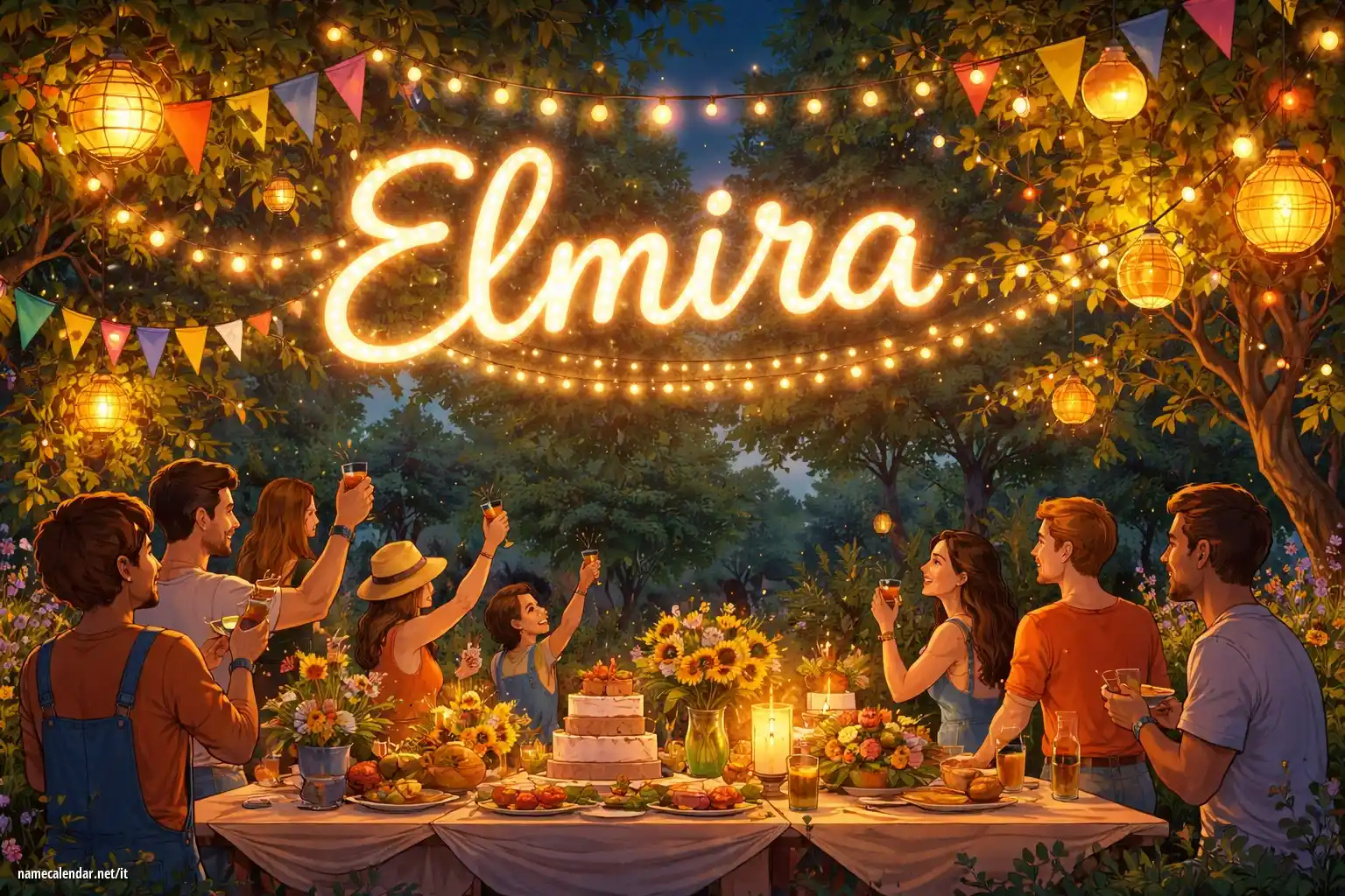 Celebrazione dell'onomastico e del nome - Elmira