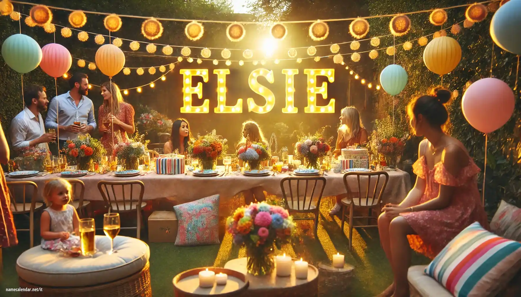 Celebrazione dell'onomastico e del nome - Elsie