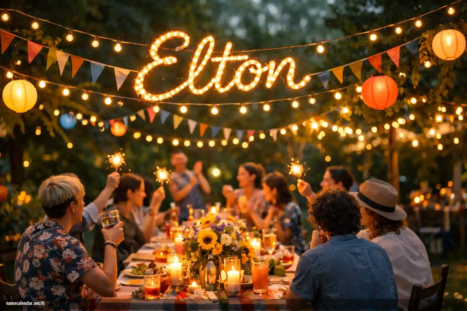 Celebrazione dell'onomastico e del nome - Elton