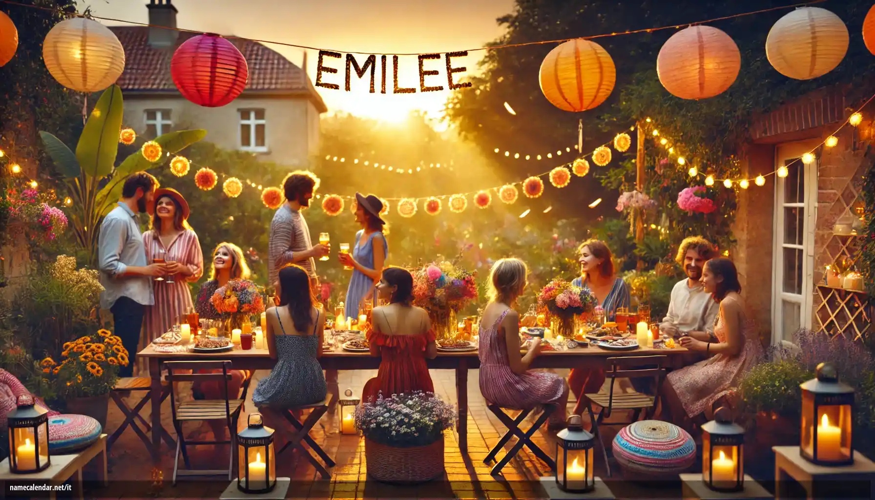 Celebrazione dell'onomastico e del nome - Emilee