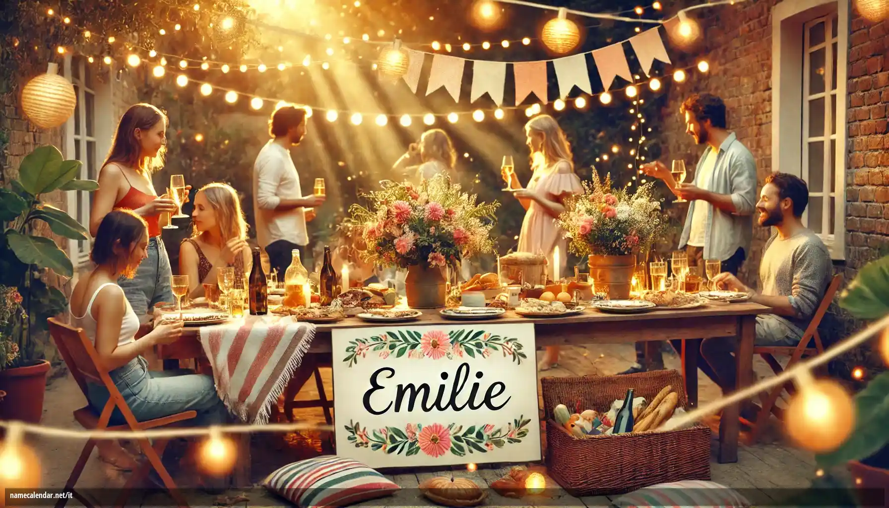 Celebrazione dell'onomastico e del nome - Emilie