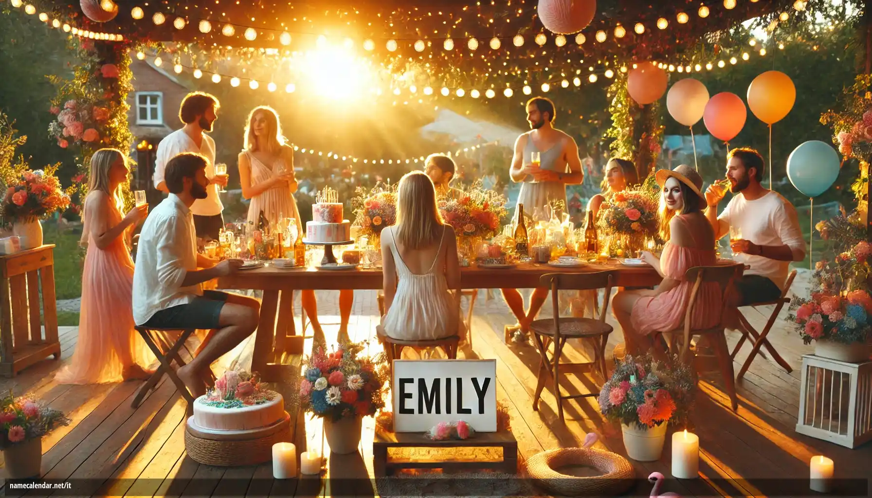 Celebrazione dell'onomastico e del nome - Emily