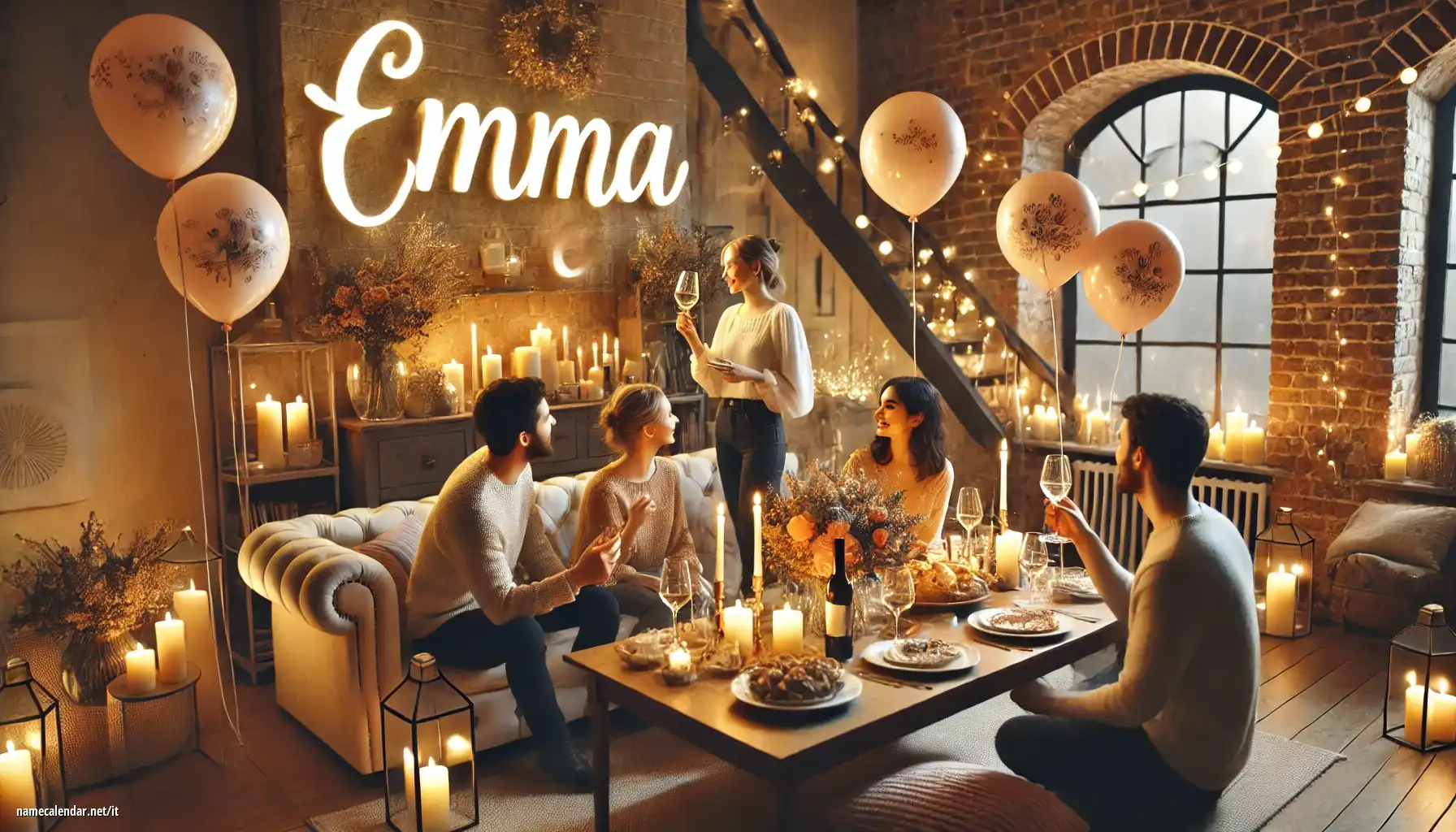 Celebrazione dell'onomastico e del nome - Emma