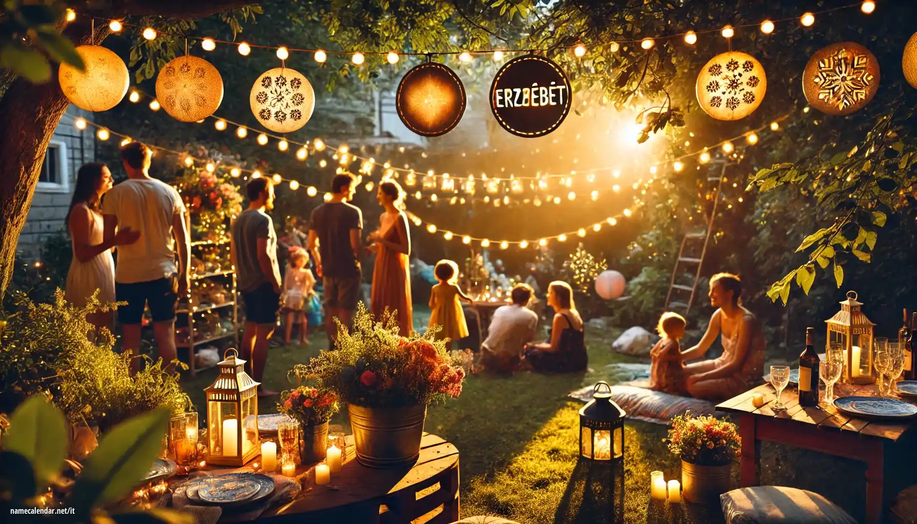 Celebrazione dell'onomastico e del nome - Erzsébet