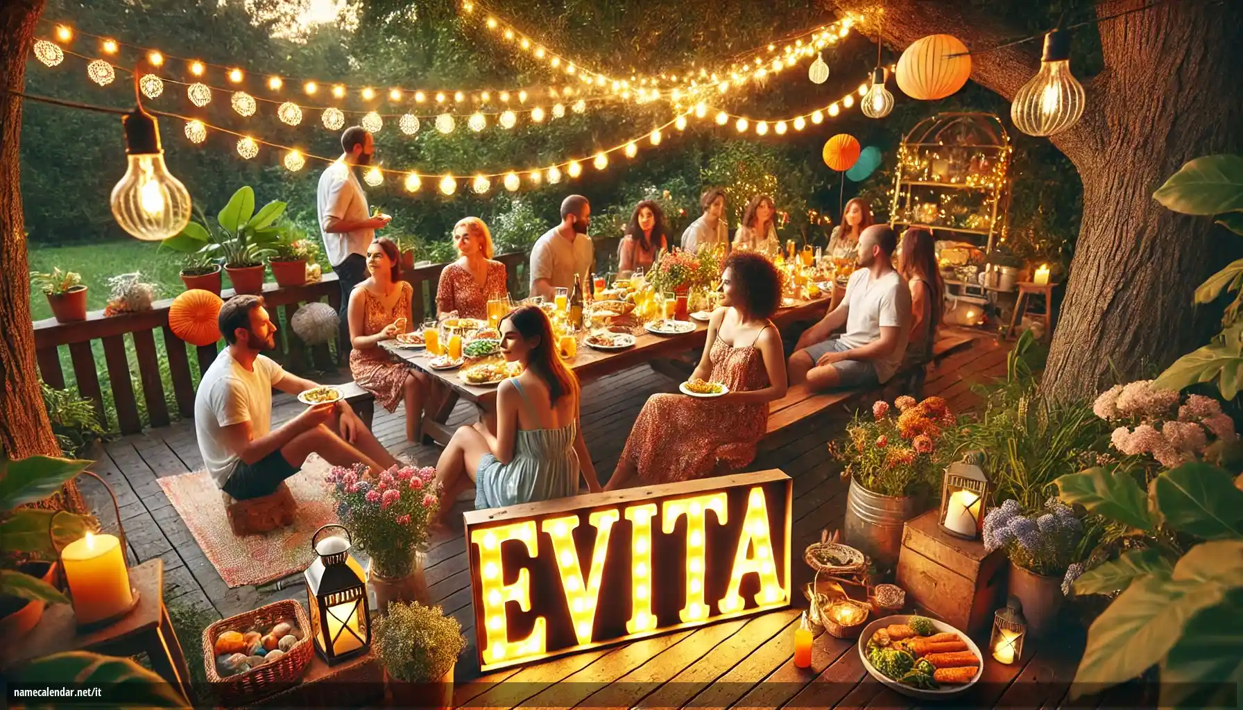 Celebrazione dell'onomastico e del nome - Evita