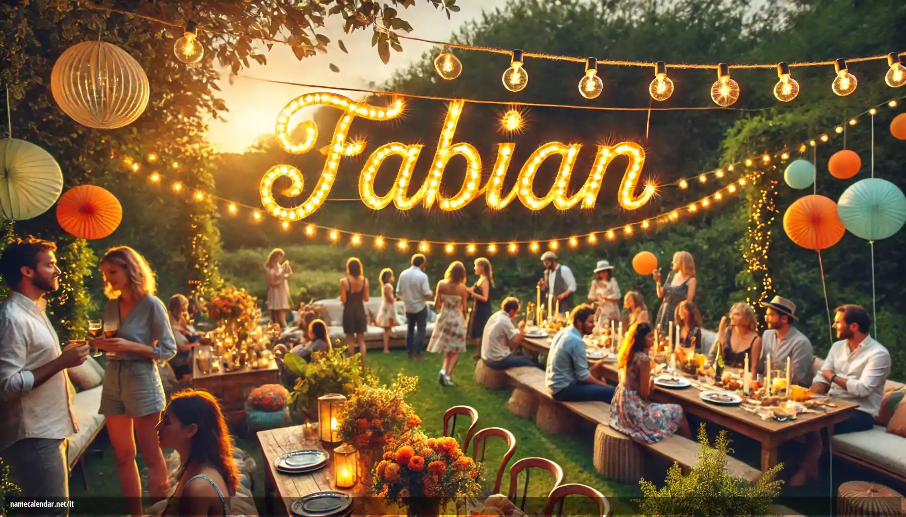 Celebrazione dell'onomastico e del nome - Fabian