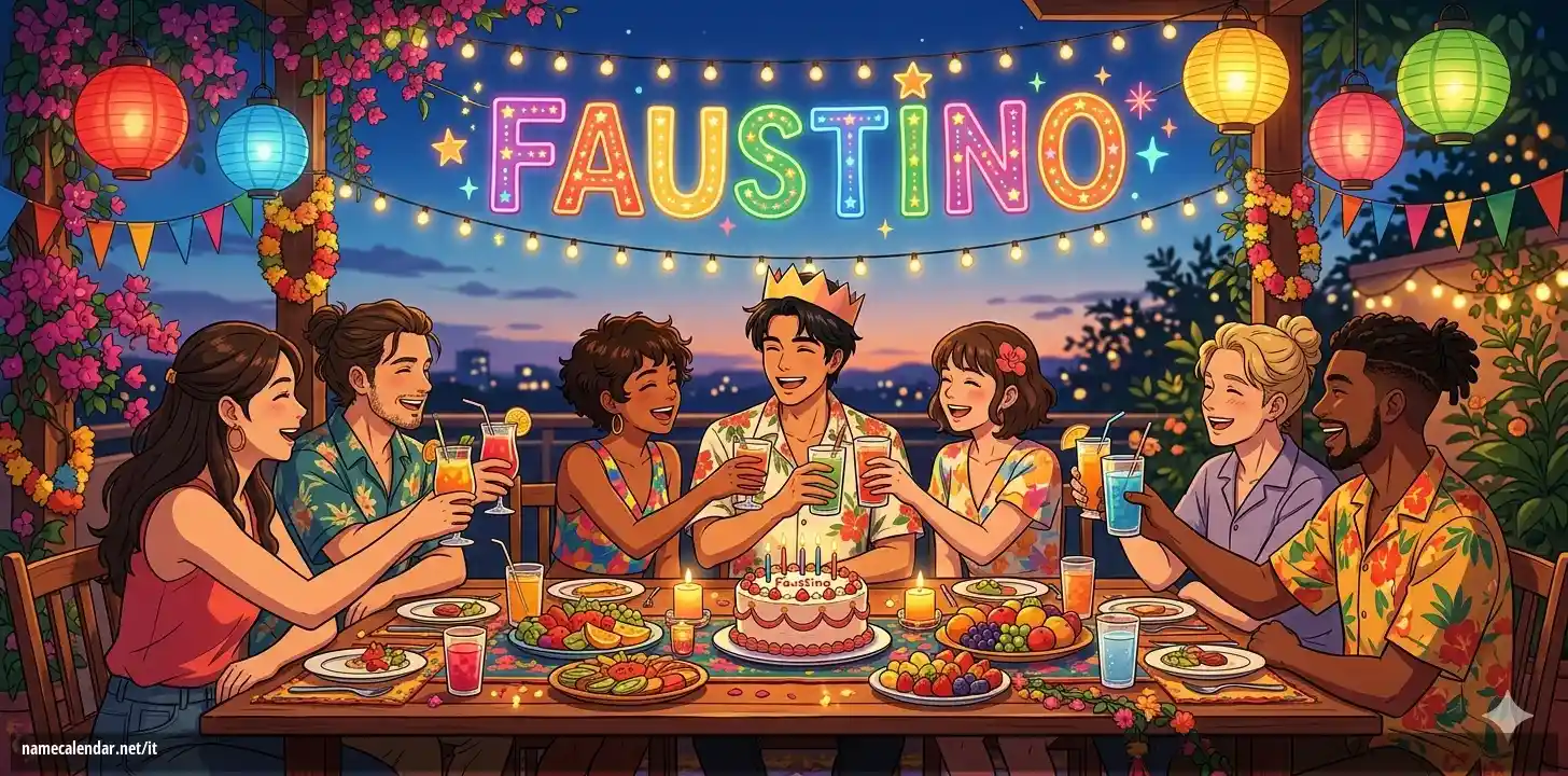 Celebrazione dell'onomastico e del nome - Faustino