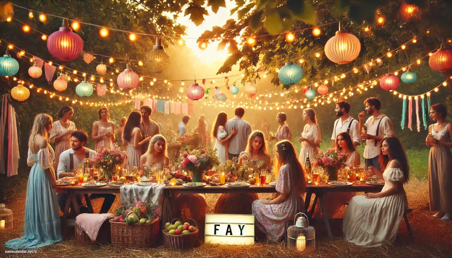 Celebrazione dell'onomastico e del nome - Fay