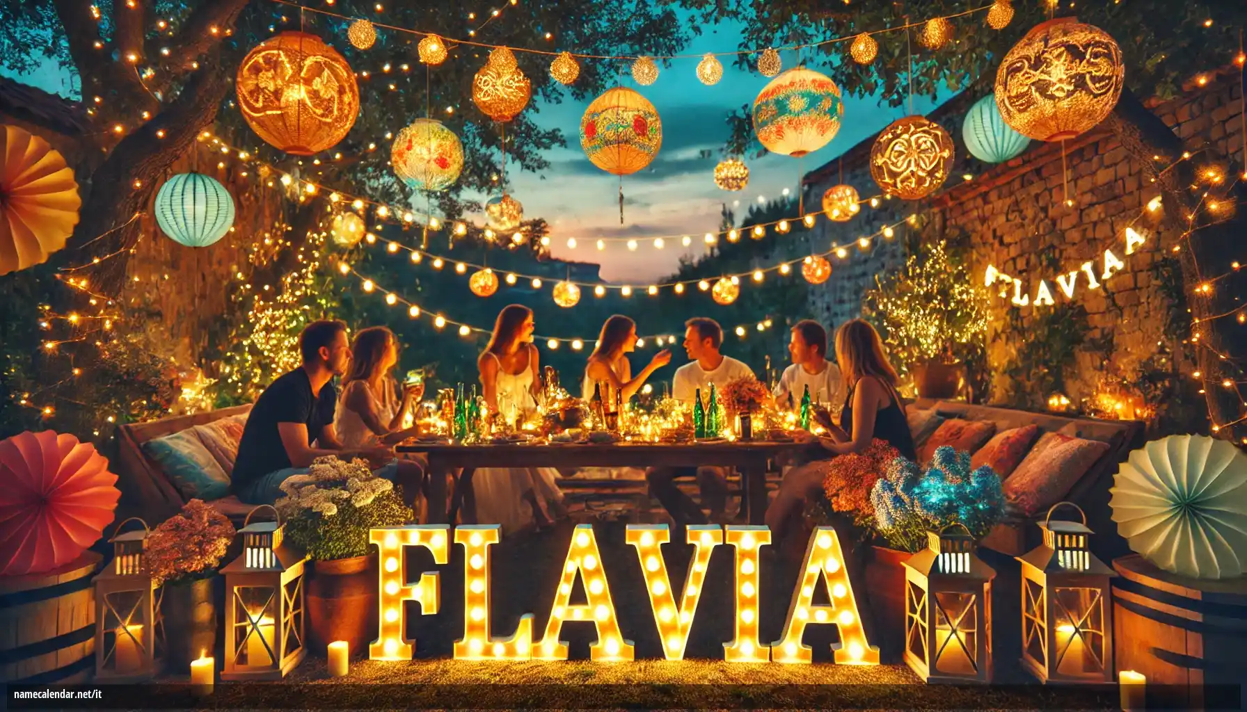 Celebrazione dell'onomastico e del nome - Flavia