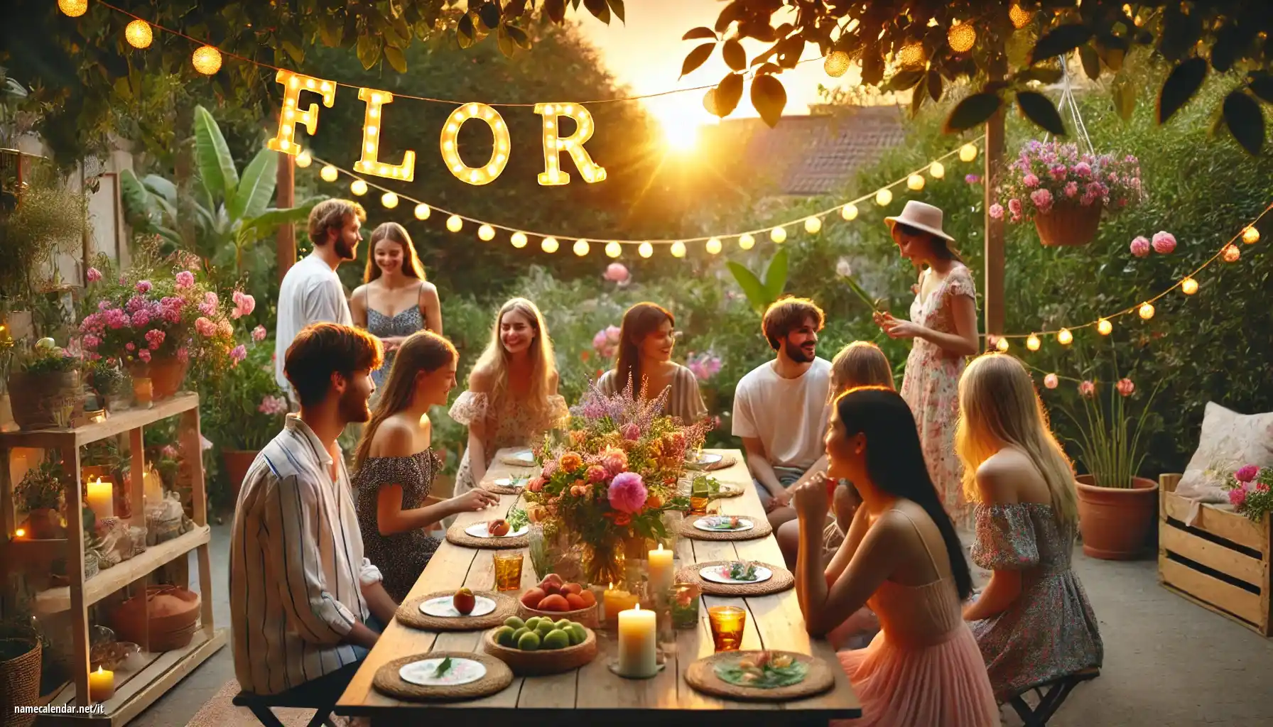 Celebrazione dell'onomastico e del nome - Flor