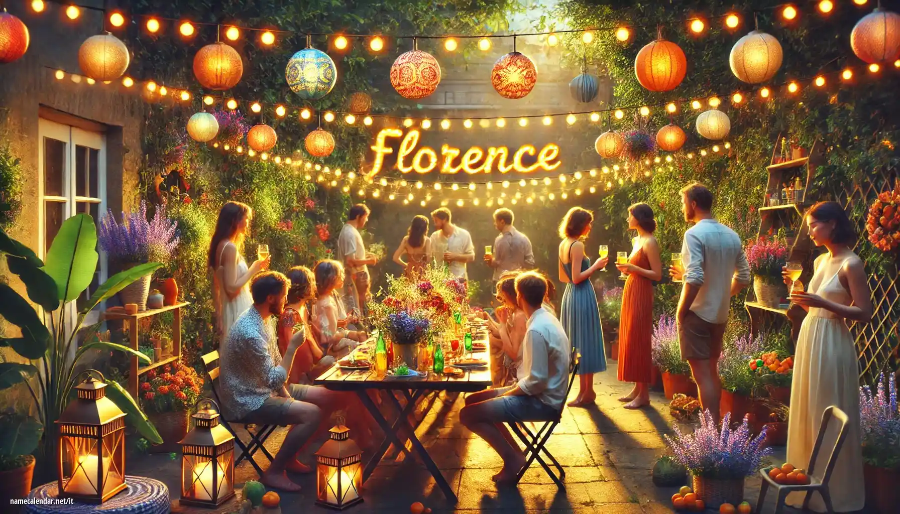 Celebrazione dell'onomastico e del nome - Florence