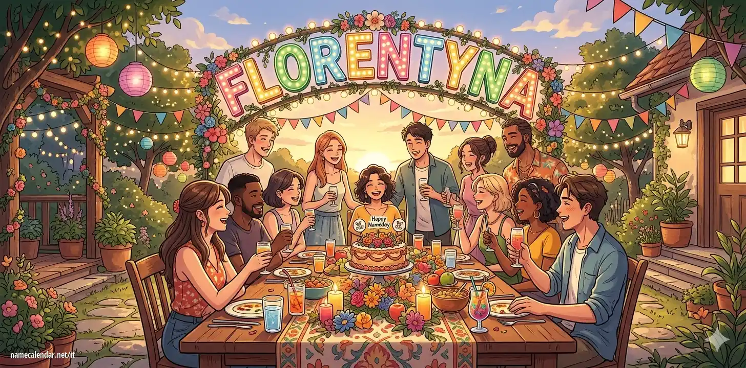 Celebrazione dell'onomastico e del nome - Florentyna