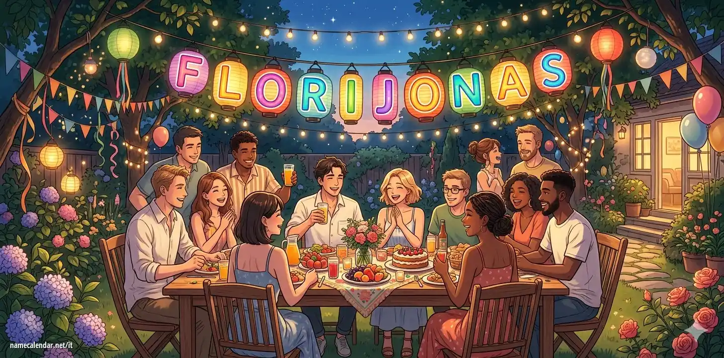 Celebrazione dell'onomastico e del nome - Florijonas