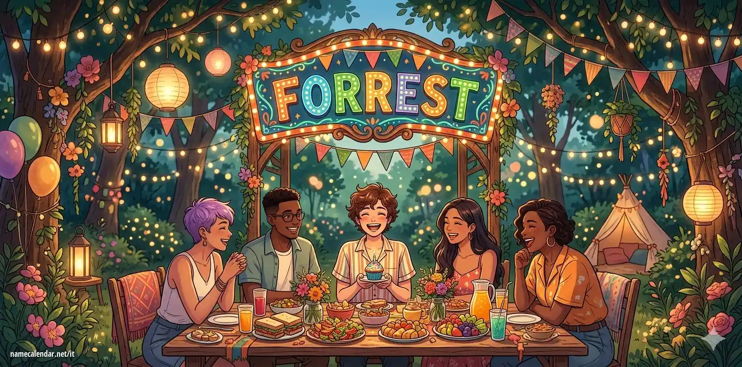 Celebrazione dell'onomastico e del nome - Forrest