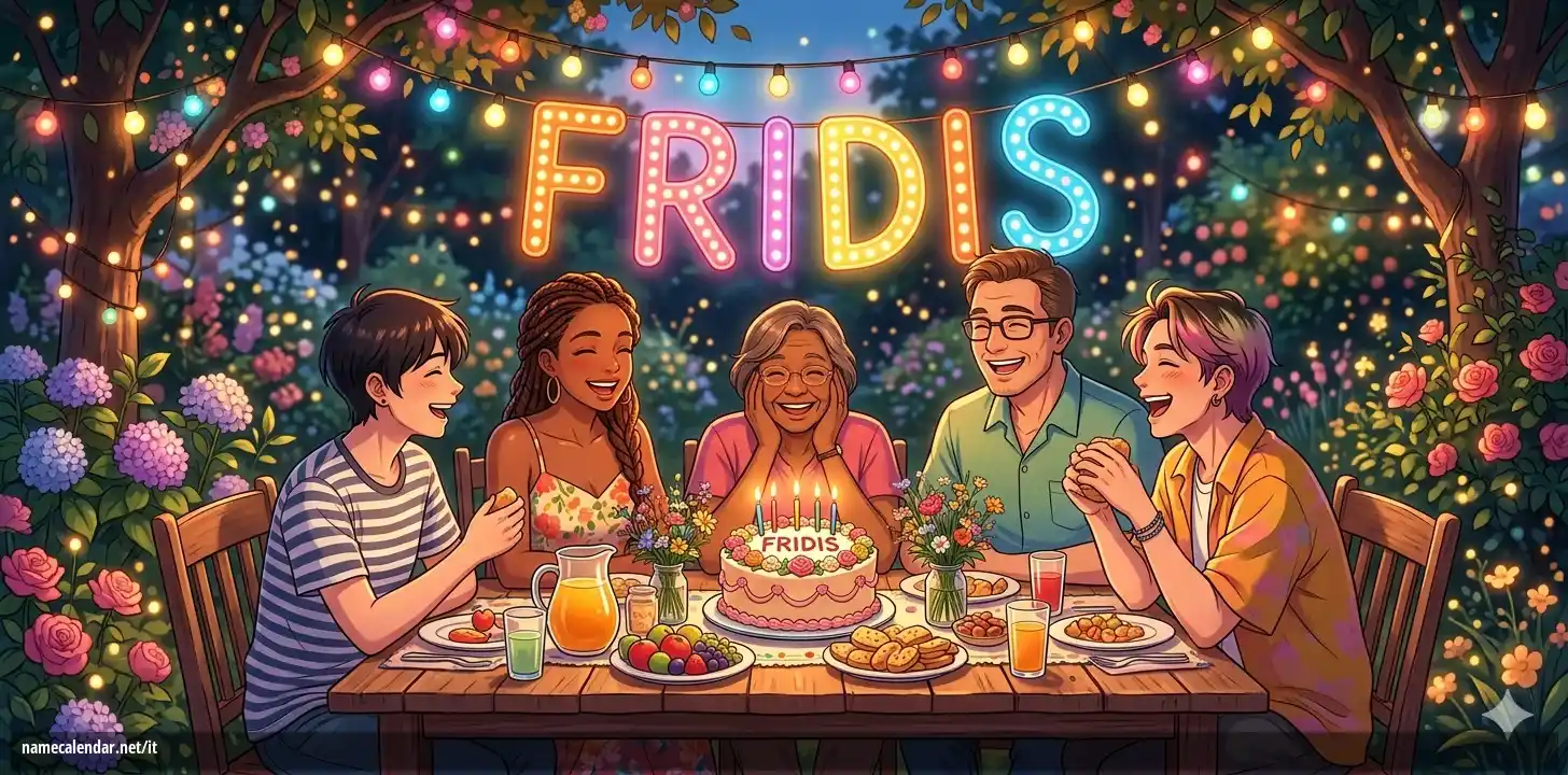 Celebrazione dell'onomastico e del nome - Fridis