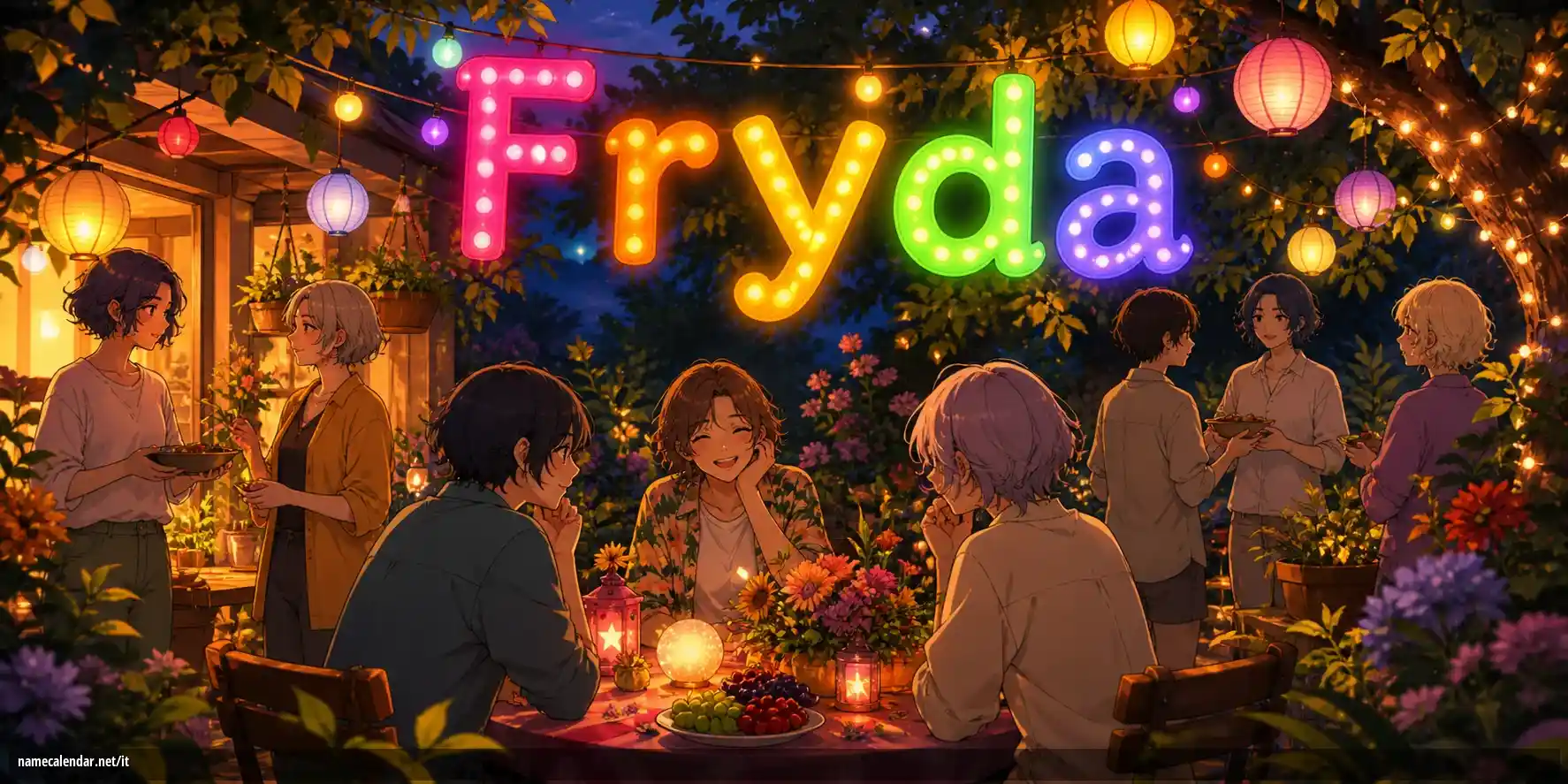 Celebrazione dell'onomastico e del nome - Fryda