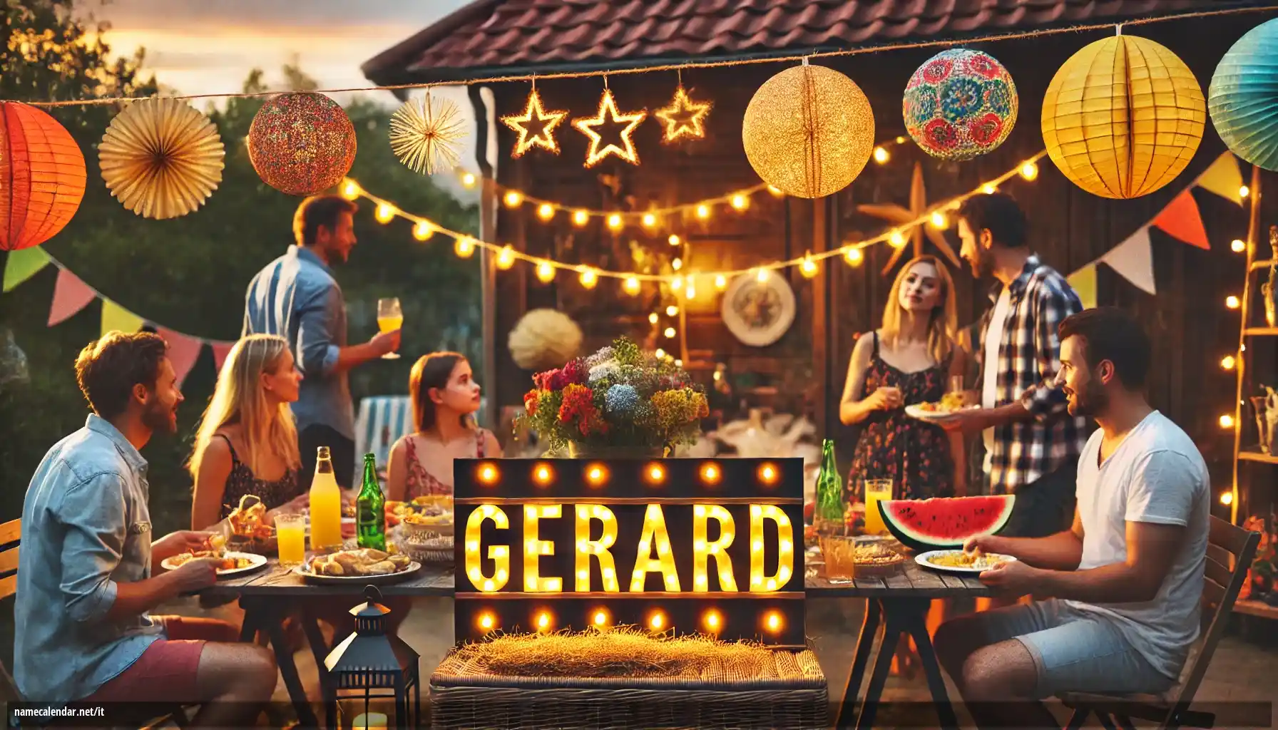 Celebrazione dell'onomastico e del nome - Gérard