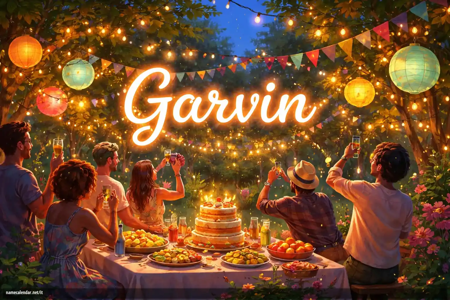 Celebrazione dell'onomastico e del nome - Garvin