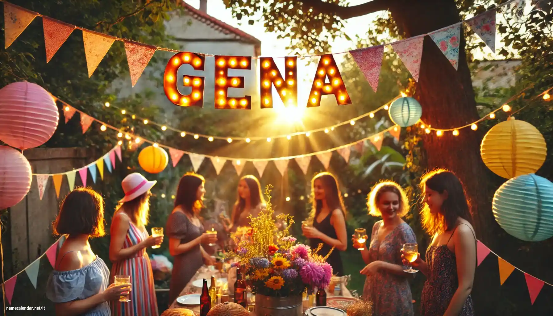 Celebrazione dell'onomastico e del nome - Gena