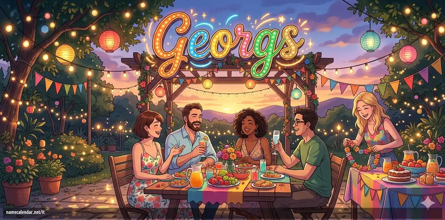 Celebrazione dell'onomastico e del nome - Georgs