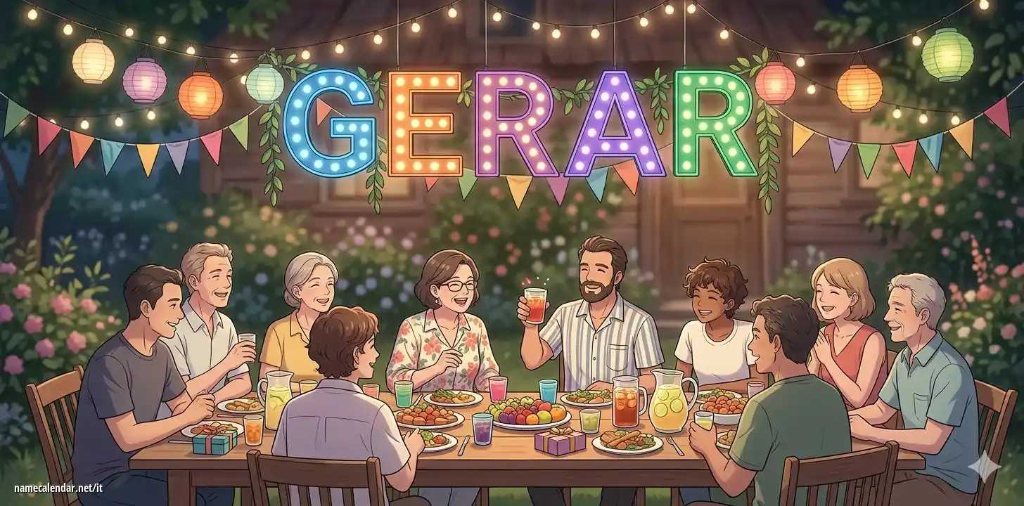Celebrazione dell'onomastico e del nome - Gerar