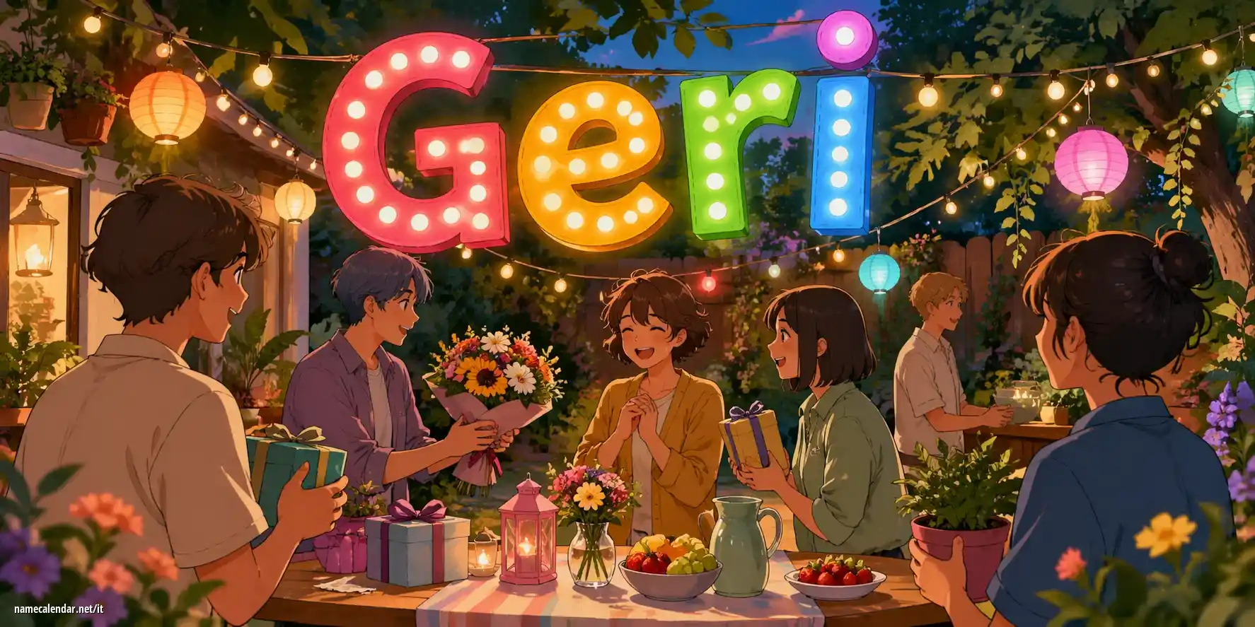 Celebrazione dell'onomastico e del nome - Geri