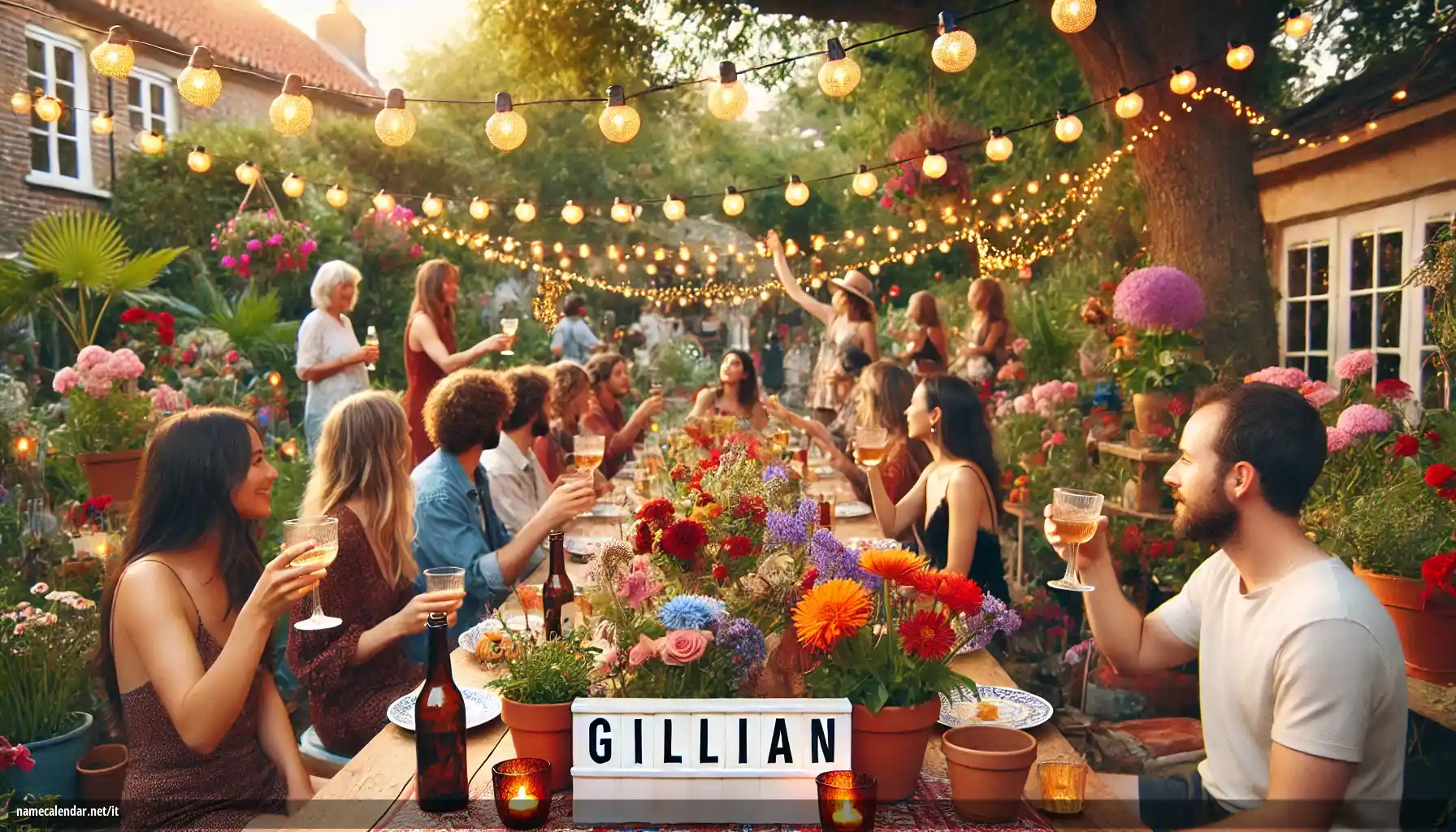 Celebrazione dell'onomastico e del nome - Gillian