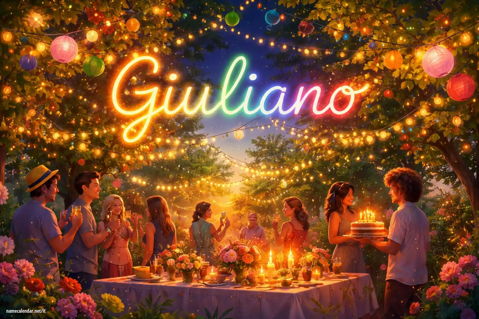 Celebrazione dell'onomastico e del nome - Giuliano