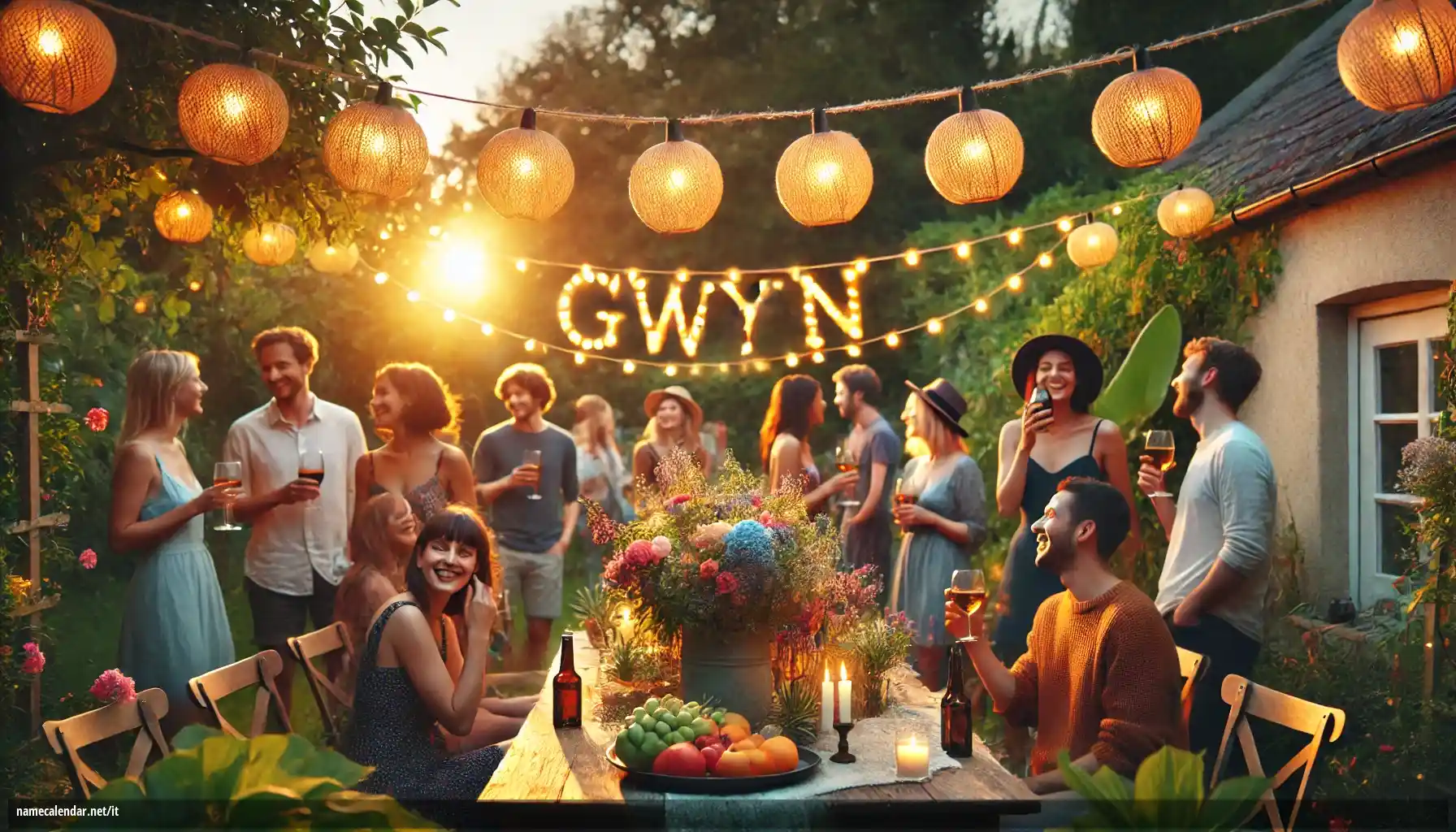 Celebrazione dell'onomastico e del nome - Gwyn