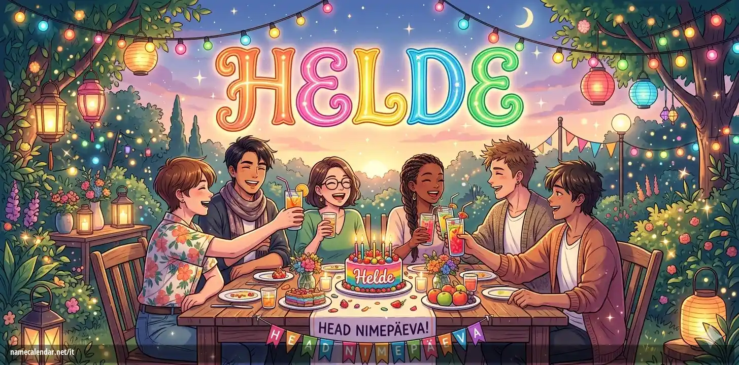 Celebrazione dell'onomastico e del nome - Helde