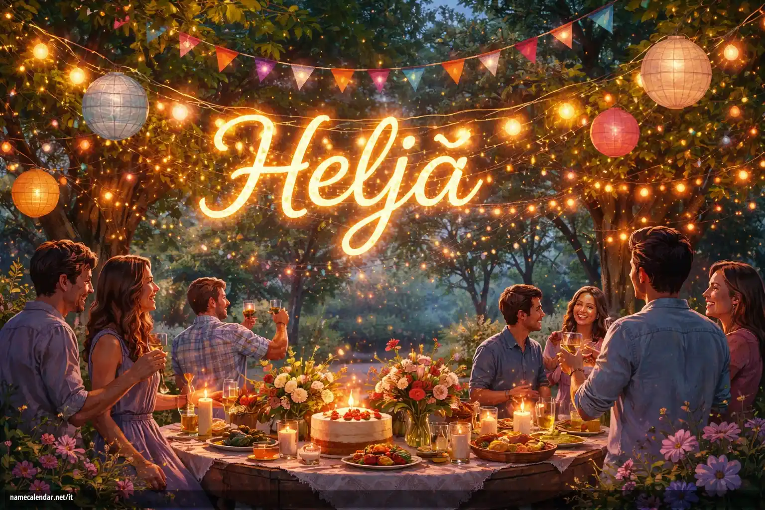 Celebrazione dell'onomastico e del nome - Heljä