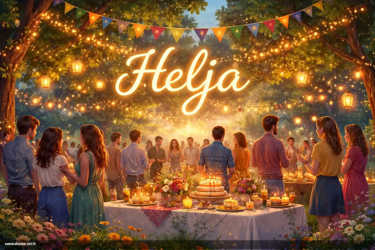 Celebrazione dell'onomastico e del nome - Helja