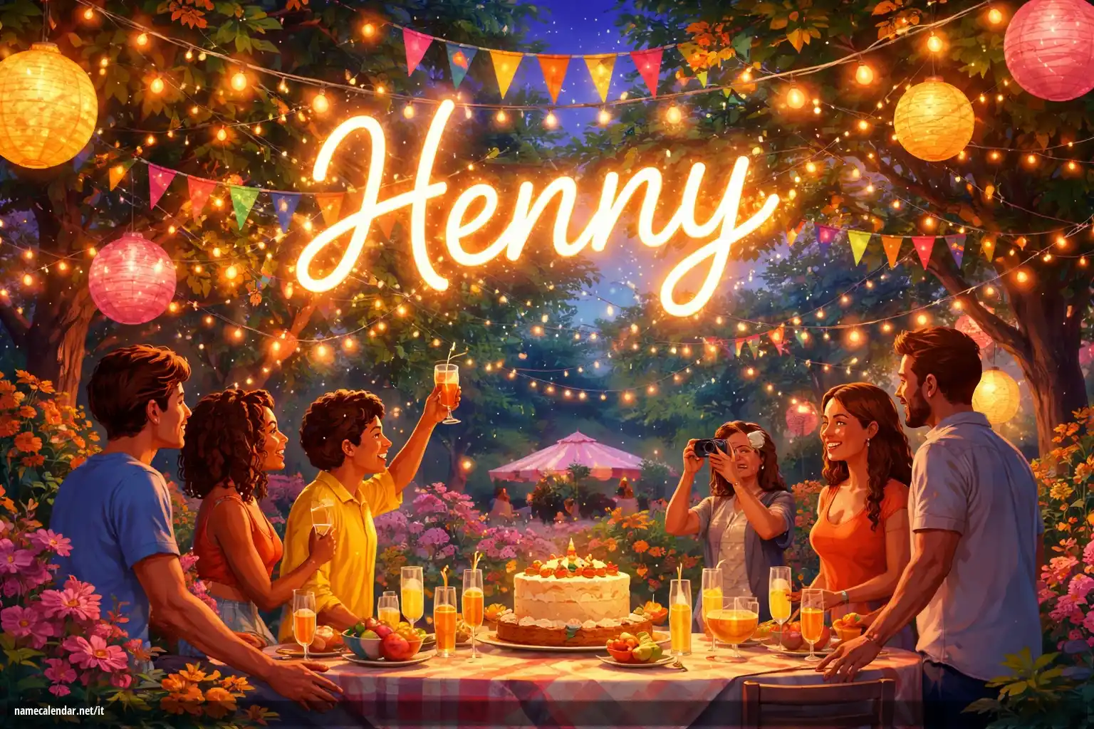 Celebrazione dell'onomastico e del nome - Henny