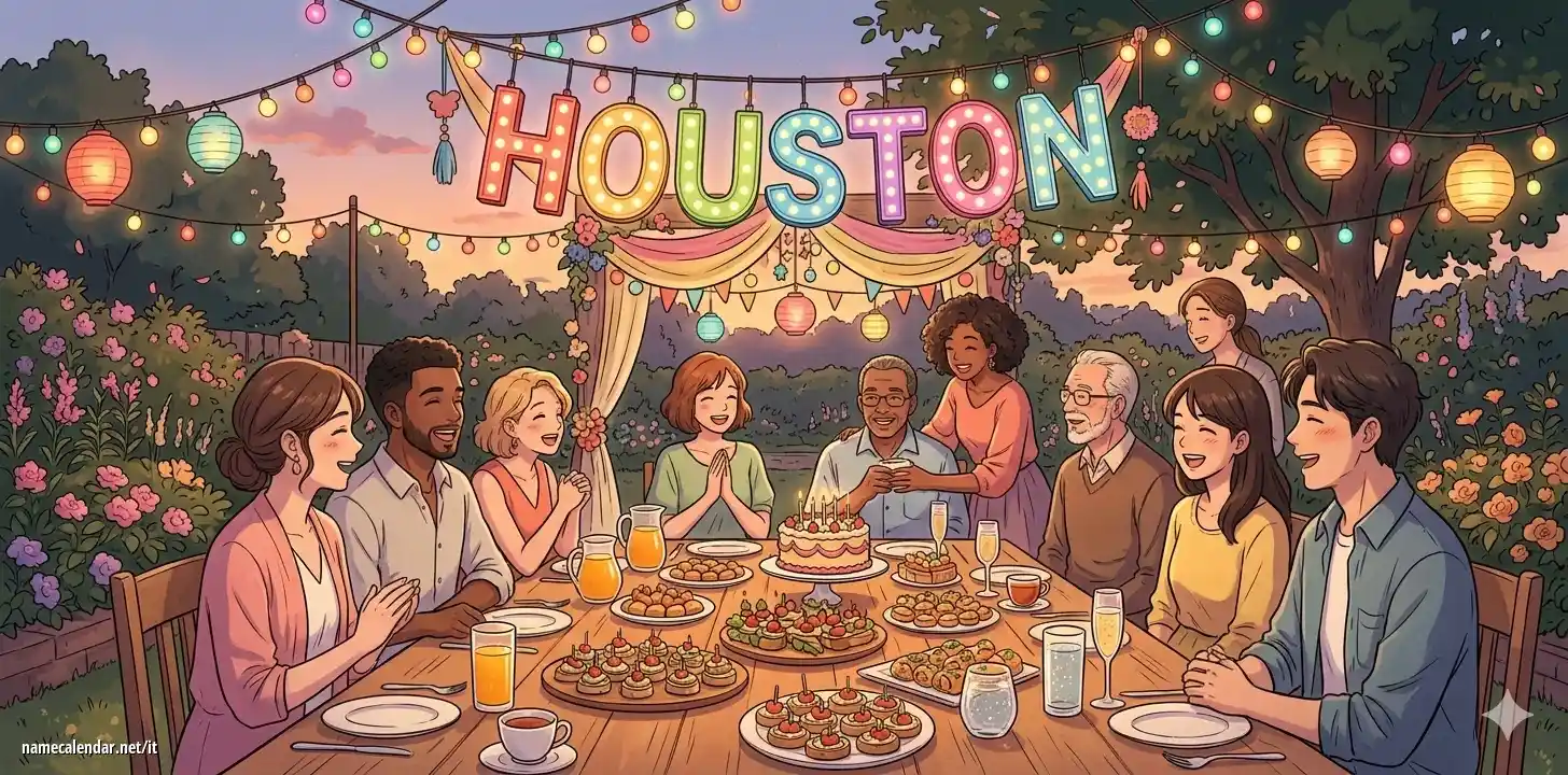 Celebrazione dell'onomastico e del nome - Houston