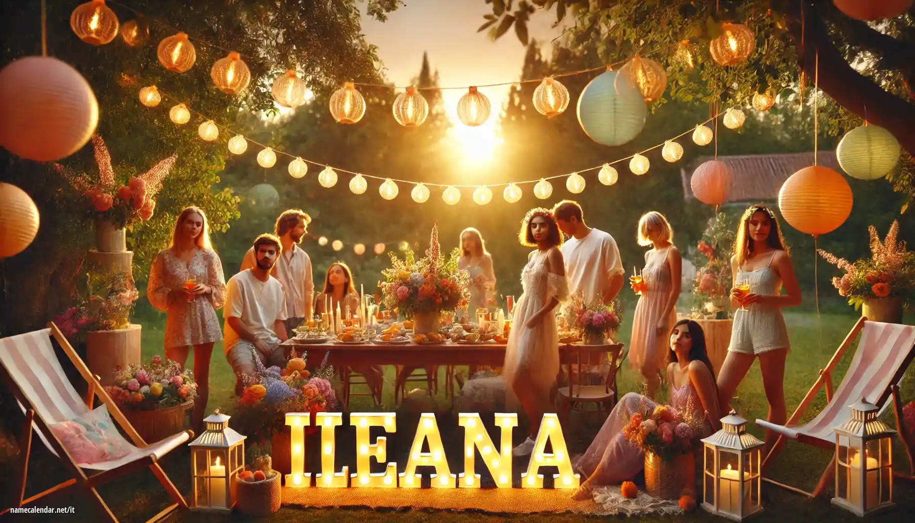 Celebrazione dell'onomastico e del nome - Ileana