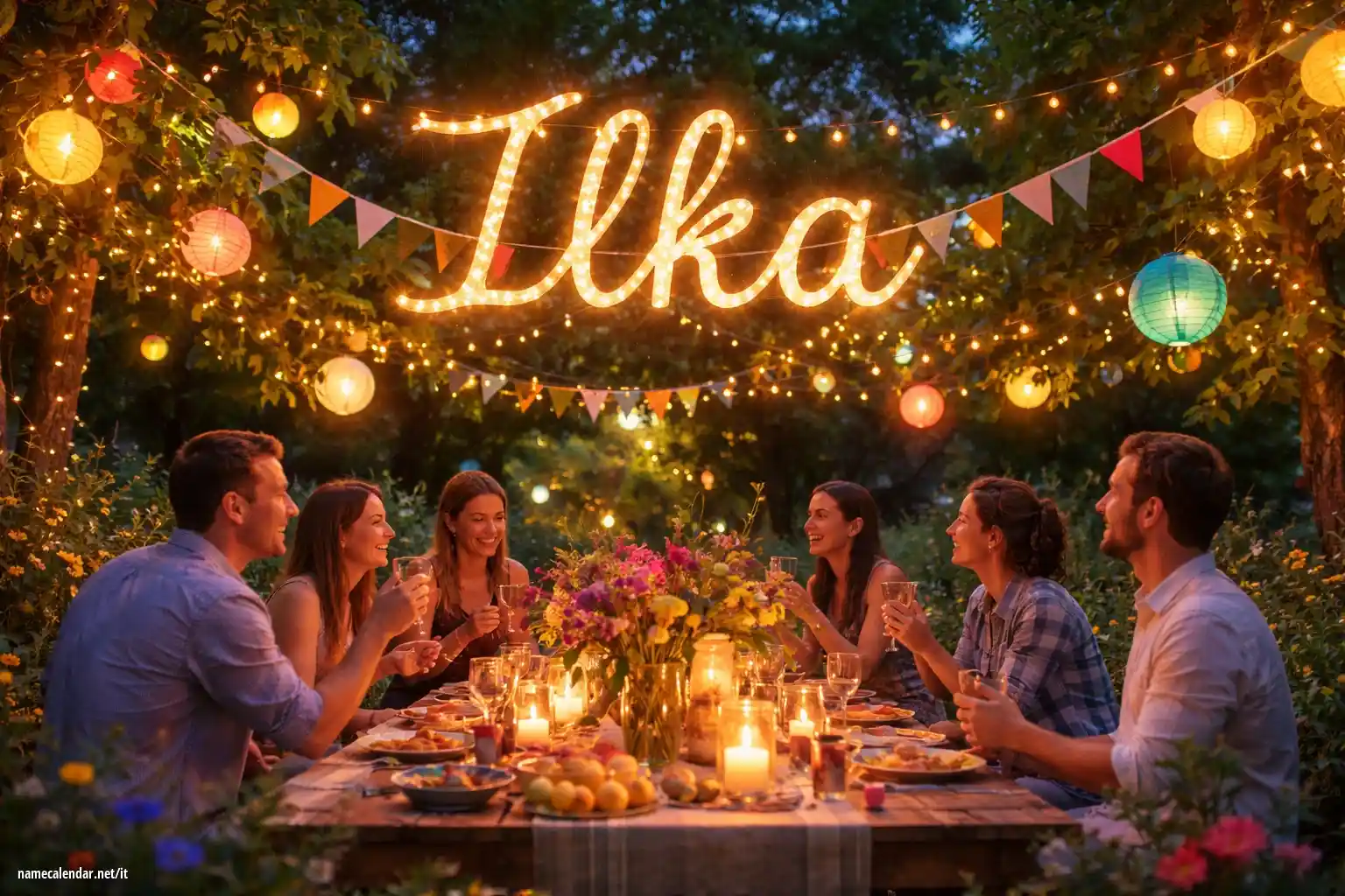 Celebrazione dell'onomastico e del nome - Ilka