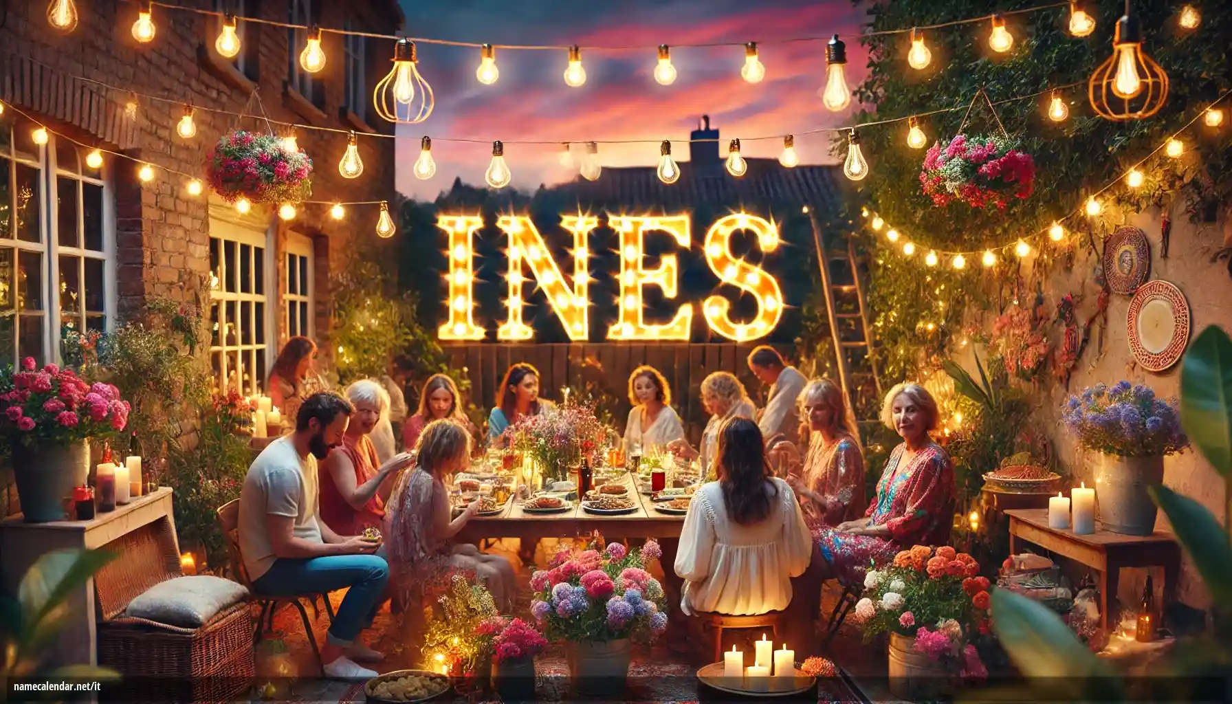 Celebrazione dell'onomastico e del nome - Inès