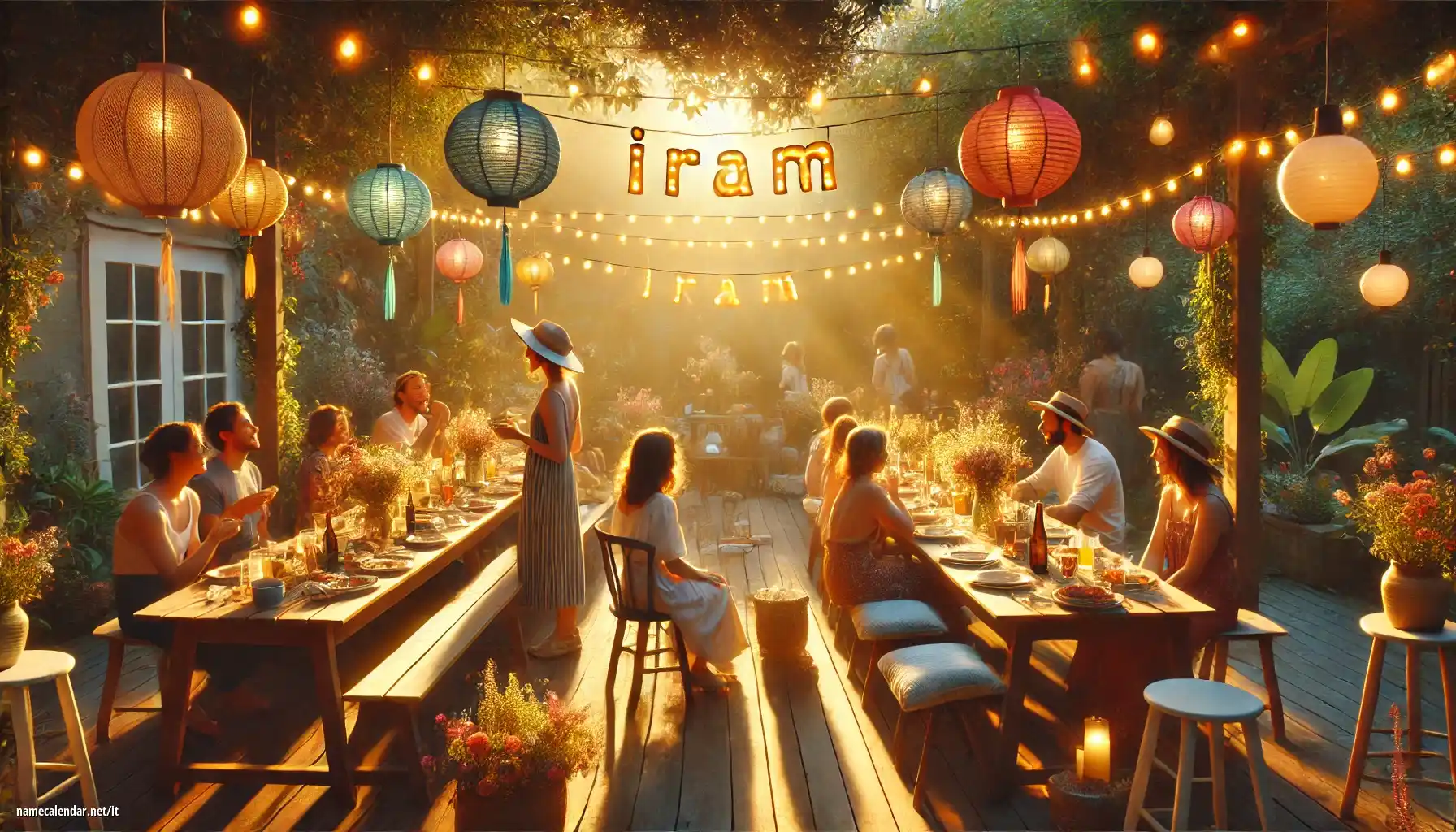 Celebrazione dell'onomastico e del nome - Iram