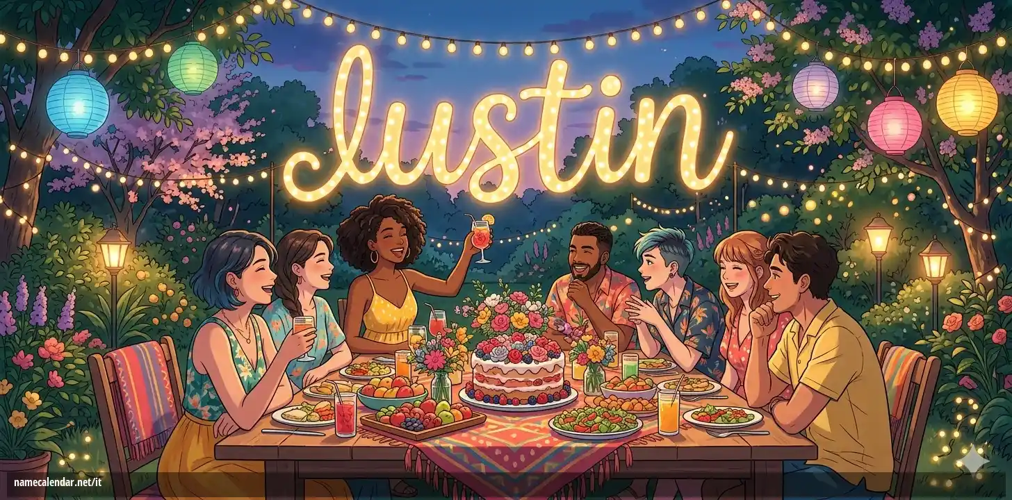 Celebrazione dell'onomastico e del nome - Iustin