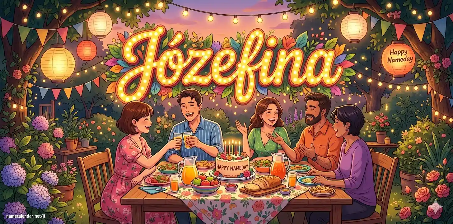 Celebrazione dell'onomastico e del nome - Józefina