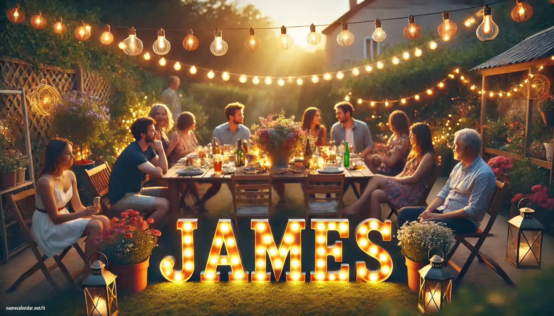 Celebrazione dell'onomastico e del nome - James