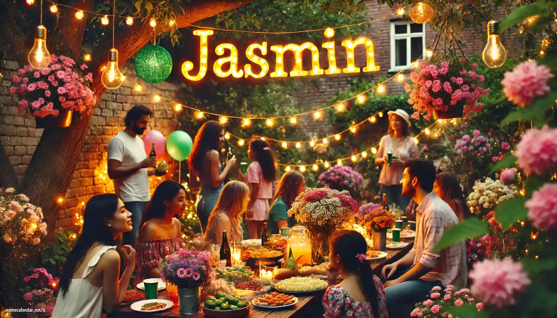 Celebrazione dell'onomastico e del nome - Jasmin