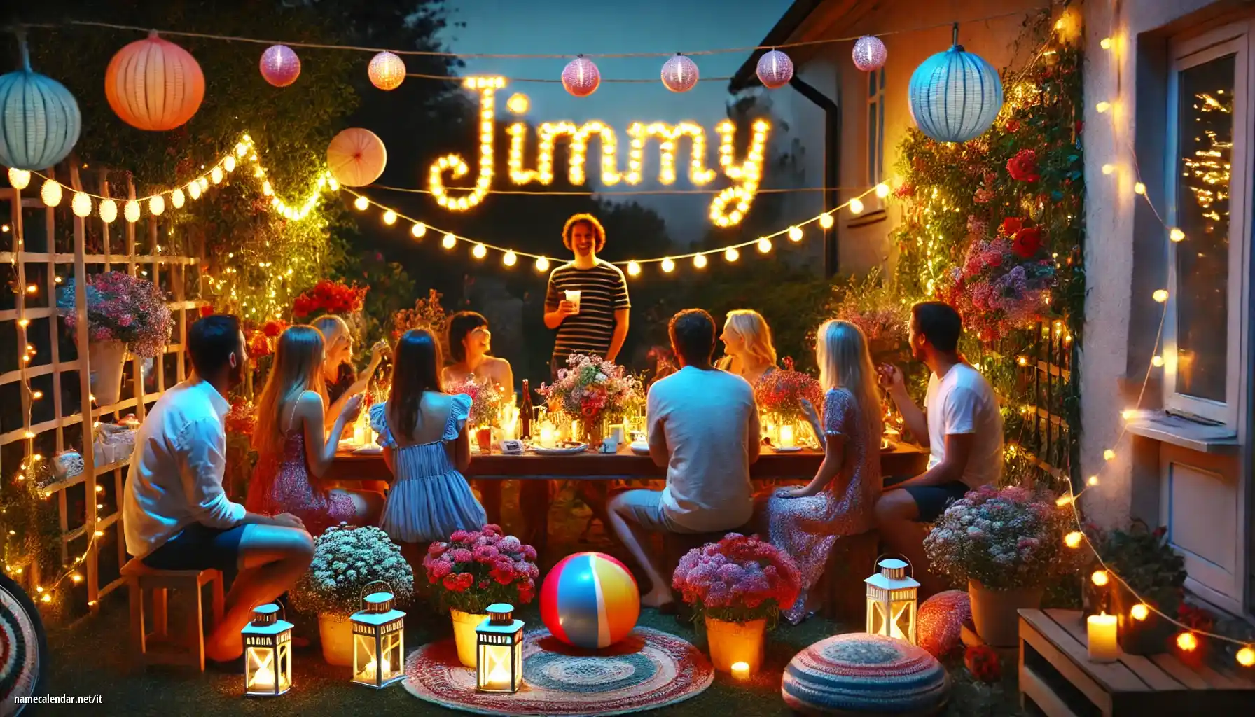 Celebrazione dell'onomastico e del nome - Jimmy