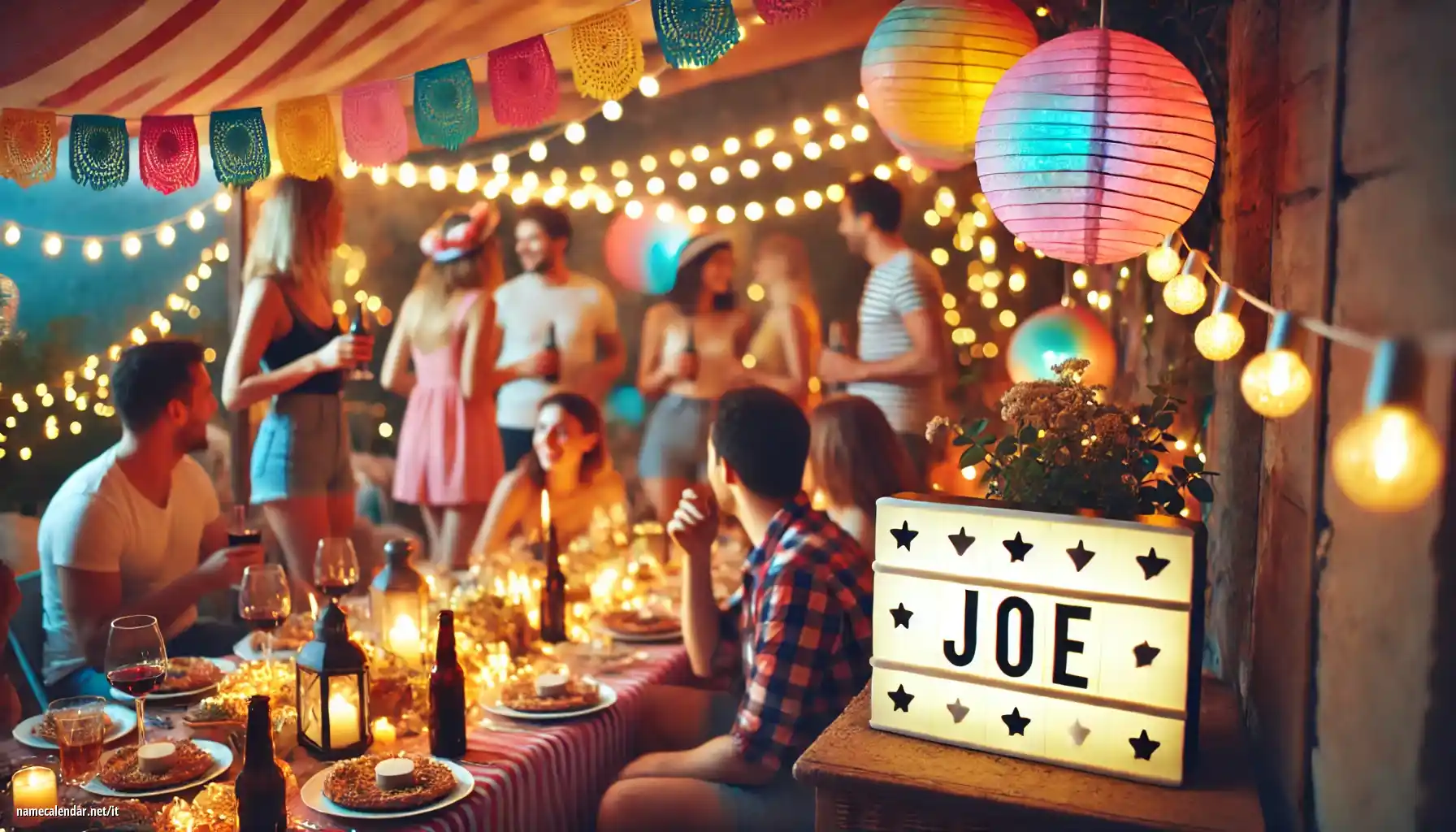 Celebrazione dell'onomastico e del nome - Joe