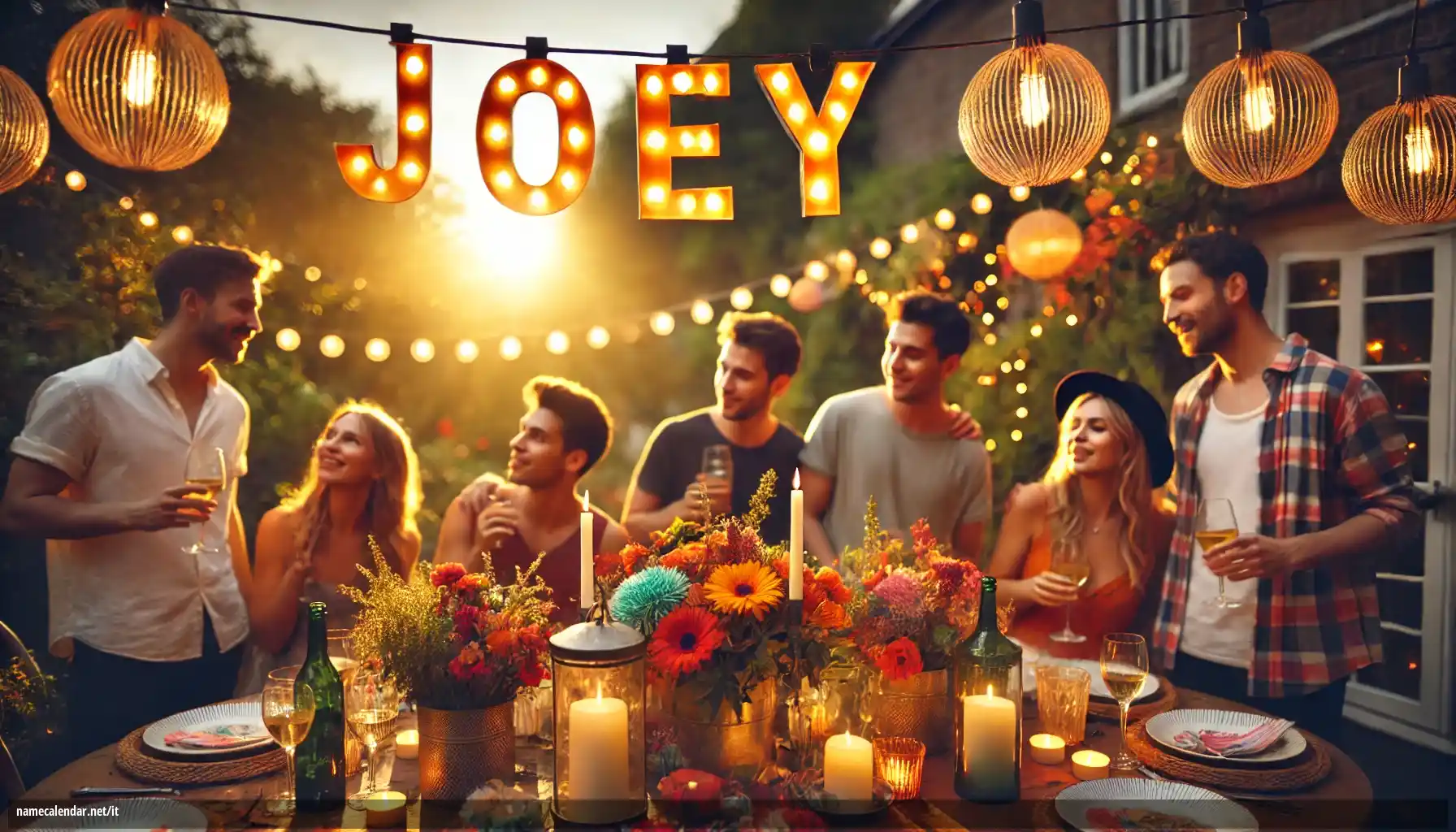 Celebrazione dell'onomastico e del nome - Joey