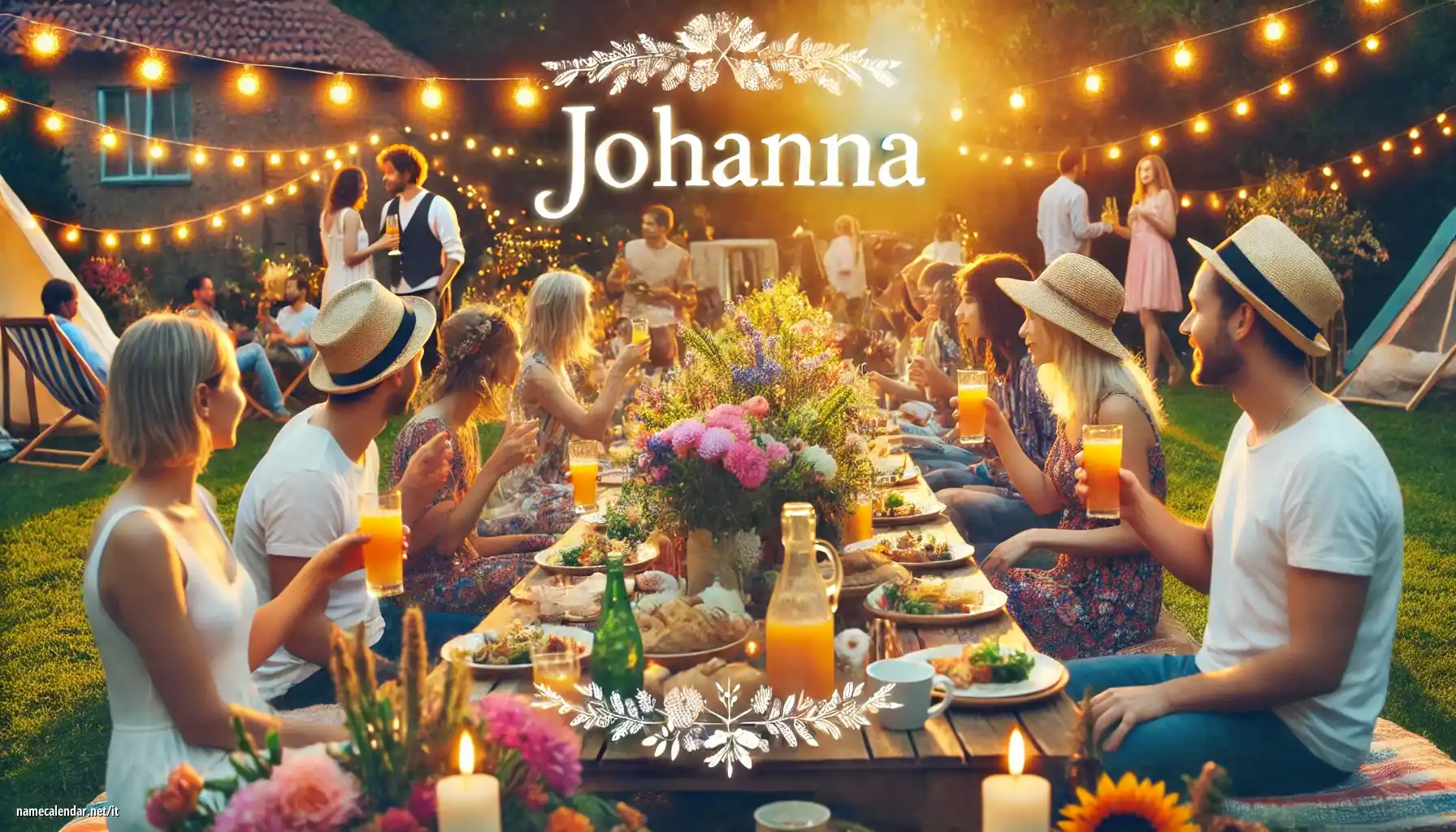 Celebrazione dell'onomastico e del nome - Johanna