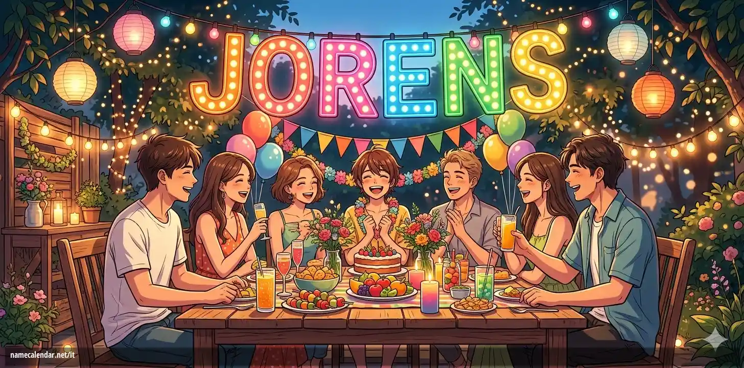 Celebrazione dell'onomastico e del nome - Jorens