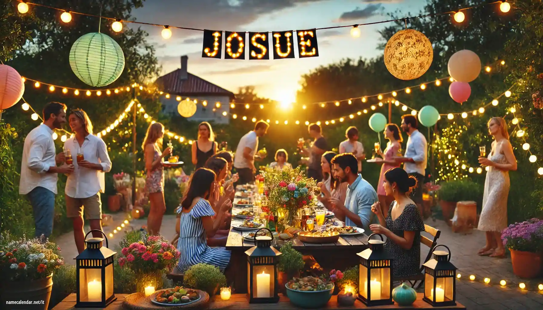 Celebrazione dell'onomastico e del nome - Josue