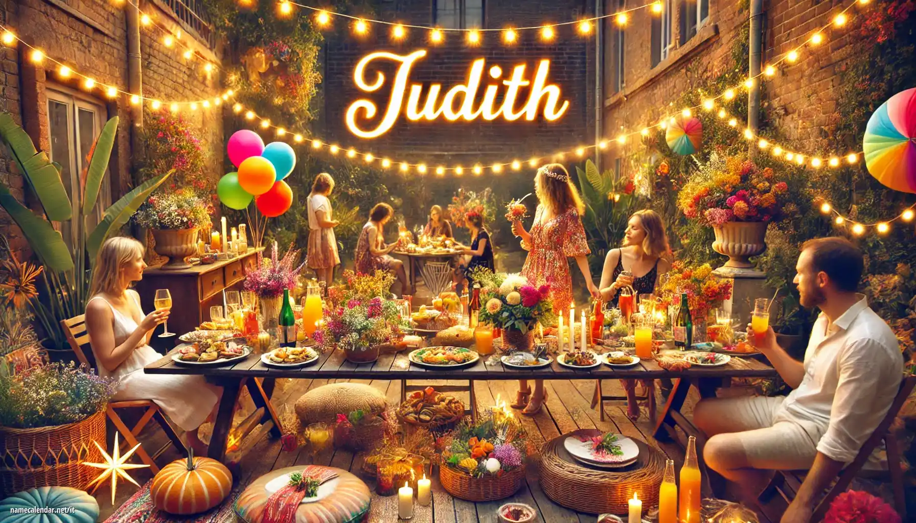 Celebrazione dell'onomastico e del nome - Judith