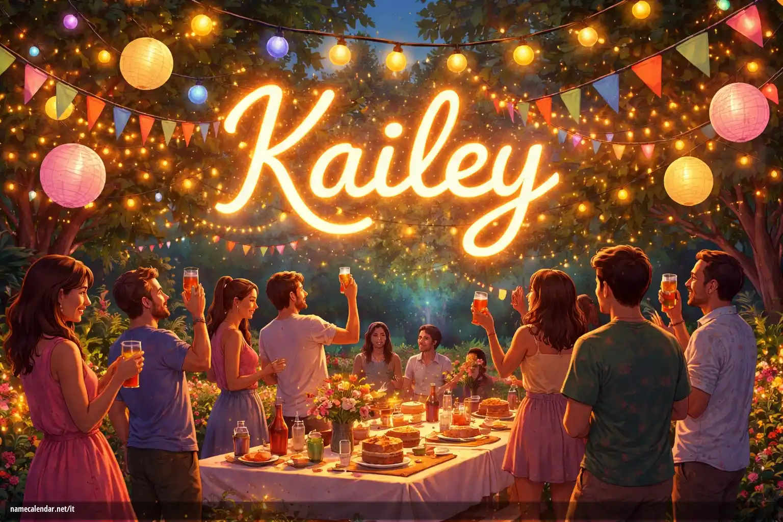 Celebrazione dell'onomastico e del nome - Kailey